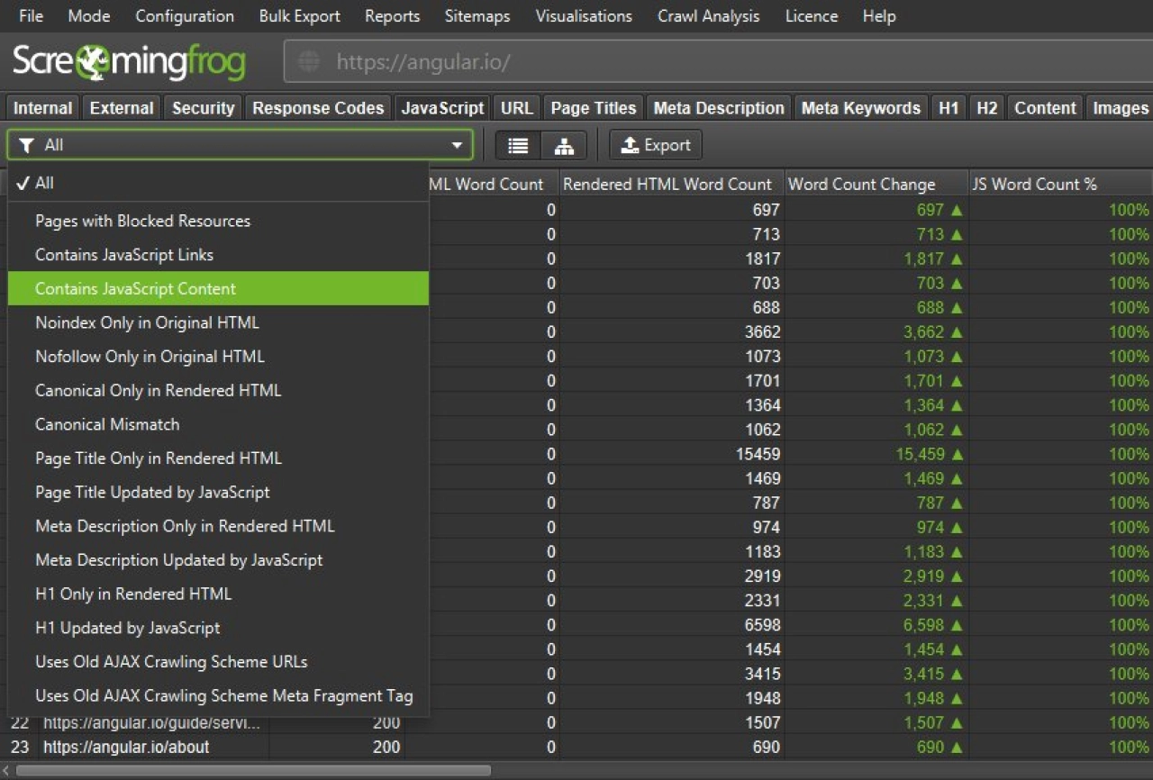 Screenshot #4 - Screaming Frog SEO Spider v20.2 + crack