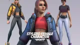 Screenshot #1 - Stylized Modular Character (Female)