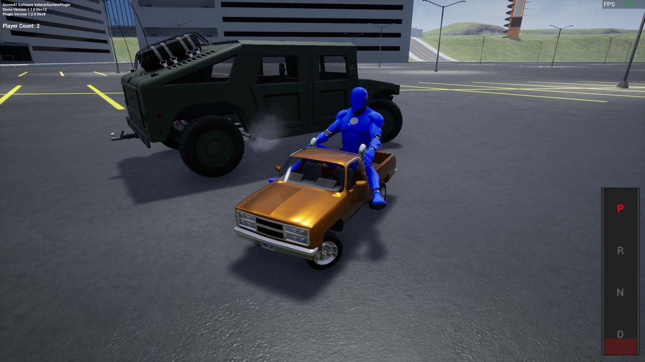 Screenshot #8 - Advanced Vehicle System  UE5.5  v1.4.5
