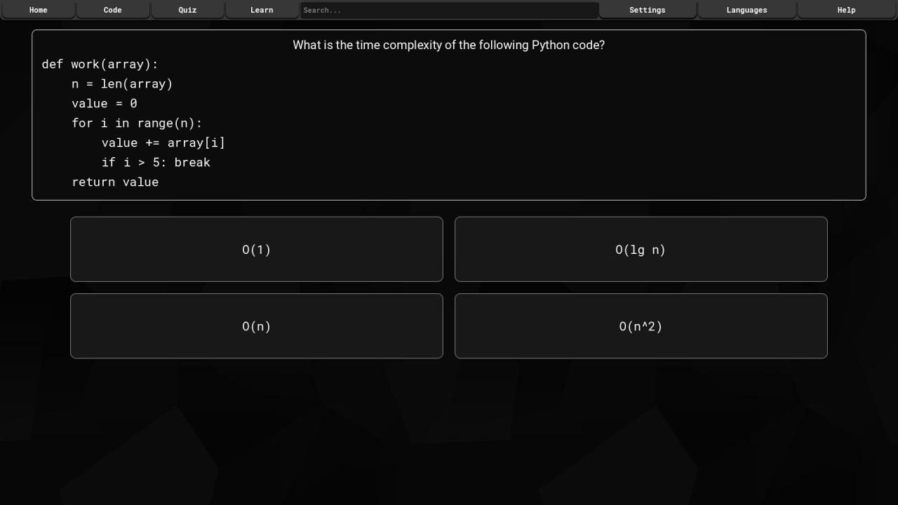 Screenshot #2 - Code Trainer