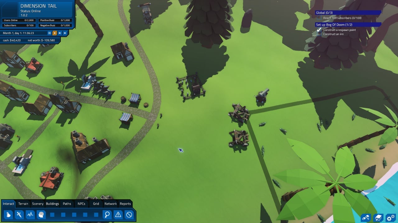 Screenshot #2 - MMORPG Tycoon 2