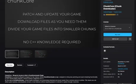 ChunkCore (Chunk Downloader) UE5.7  v1.0.6