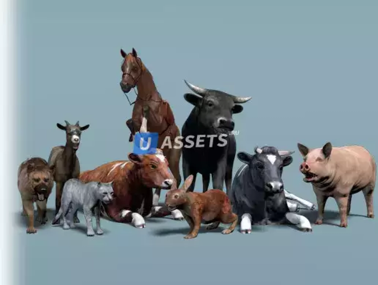 Screenshot #1 - Domestic Animal Pack 1