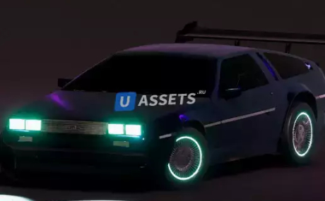Cyberpunk Sports Car