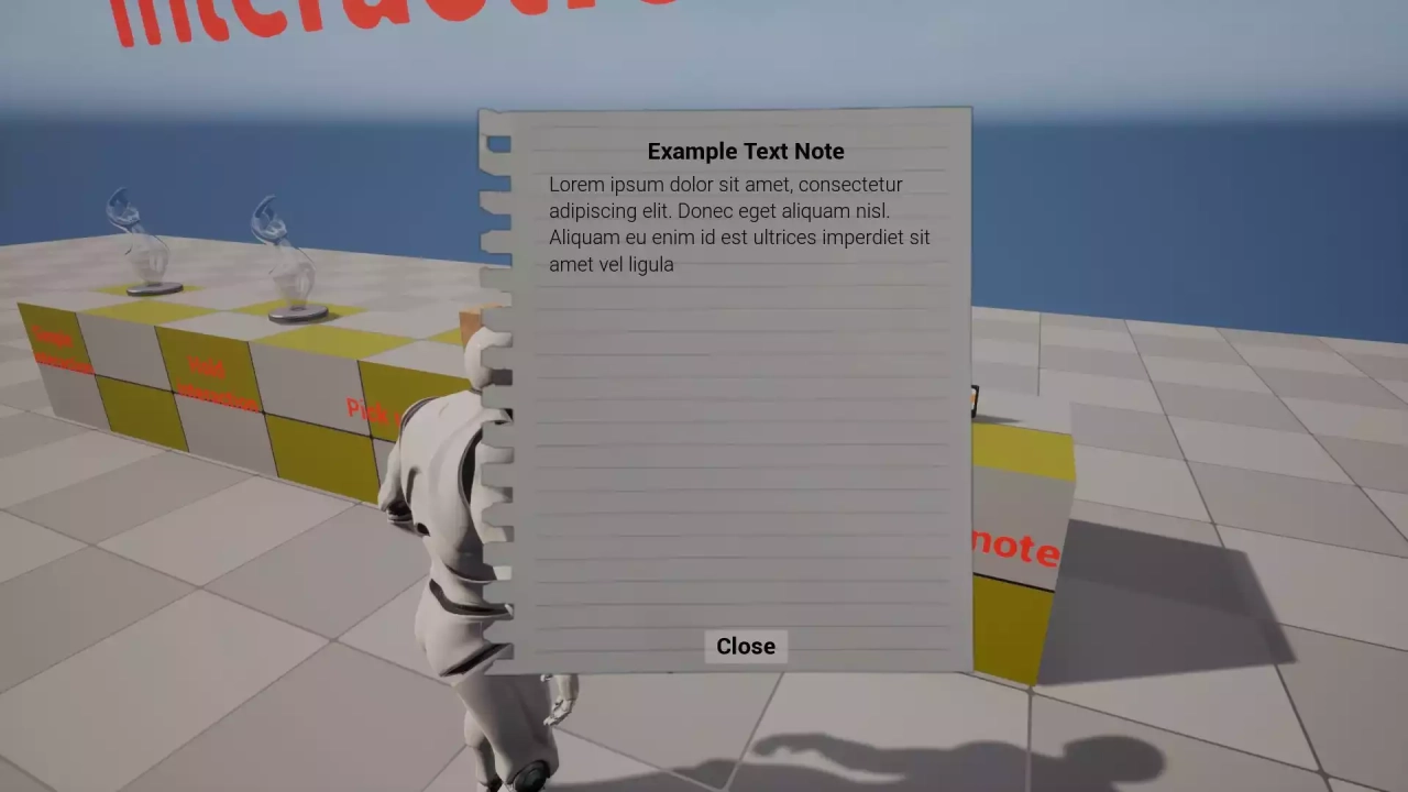 Screenshot #1 - Basic Interaction, Widgets & Notes 5.0