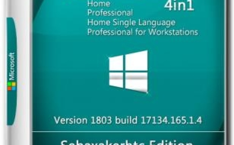 Windows 10 1803 Build 17134.165.1.4 4in1 (x64) Sebaxakerhtc Edition