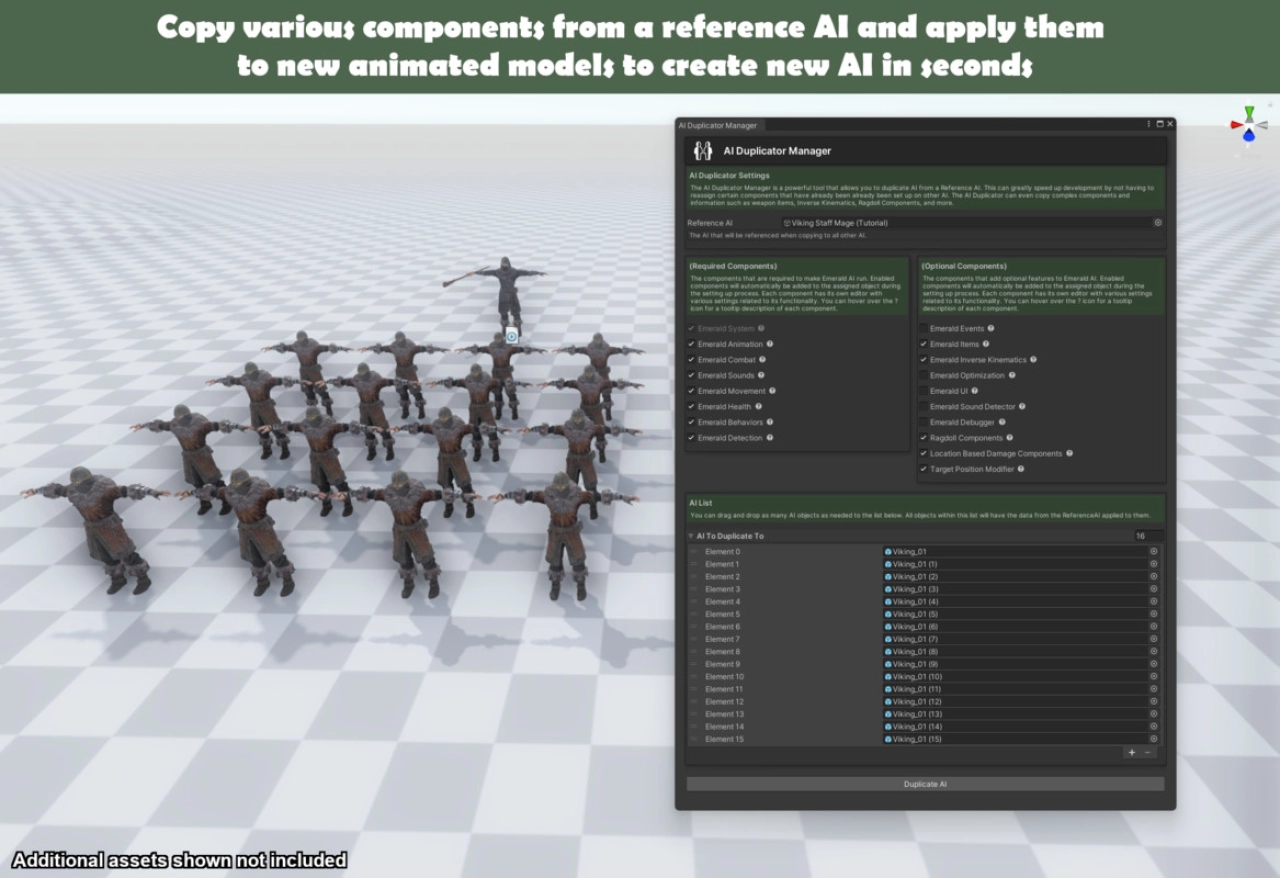 Screenshot #4 - Emerald AI 2025 — мощная система искусственного интеллекта для Unity.