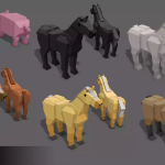 Screenshot #1 - Simple Farm Animals - Cartoon Assets