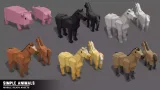 Screenshot #1 - Simple Farm Animals - Cartoon Assets