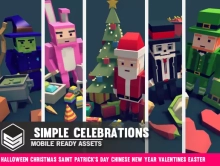 Simple Celebrations - Cartoon assets