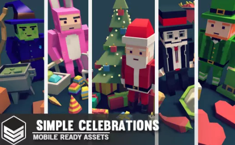 Simple Celebrations - Cartoon assets