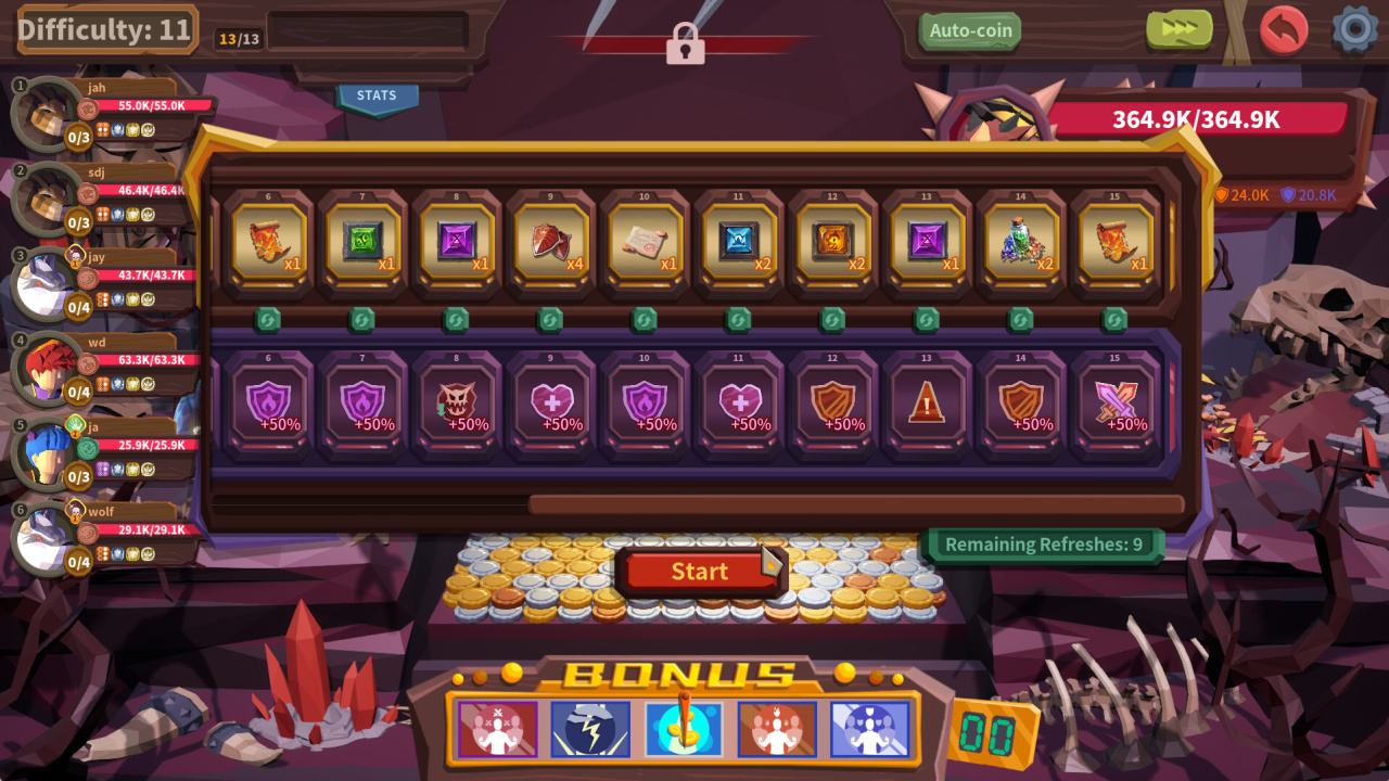 Screenshot #5 - Coin Push RPG