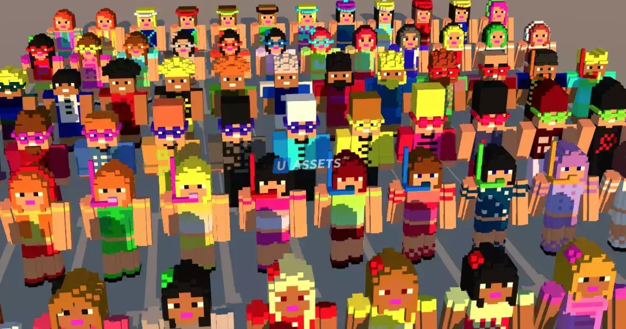 Screenshot #3 - 100 People - Animated Characters Pack