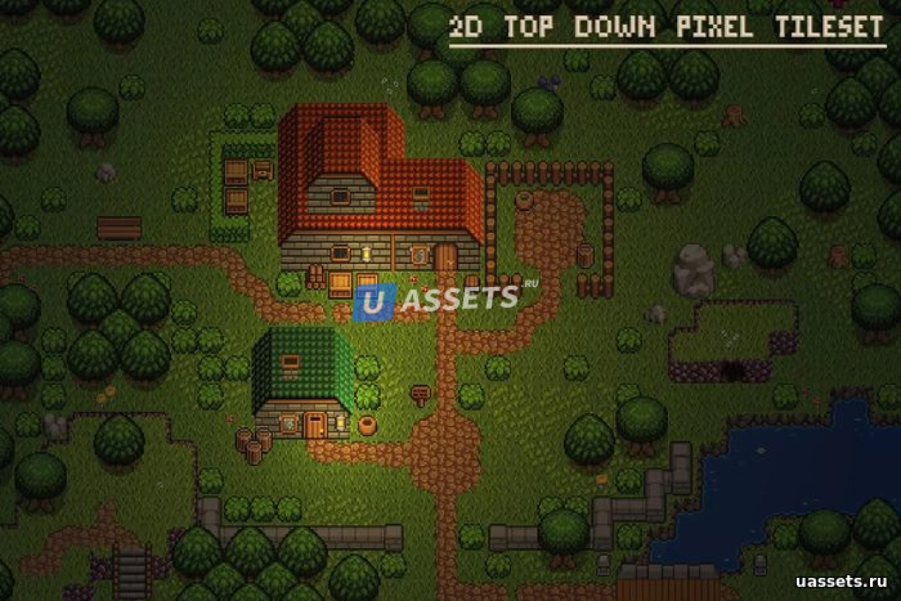 Screenshot #1 - 2D Top down pixel tilese