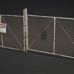 Screenshot #2 - Ghost Town VOL.3 - Modular Fences for Unreal Engine