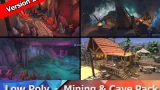 Screenshot #1 - Ultimate Low Poly Mining, Cave & Blacksmith Pack - Ores, Gems, Props, Tools