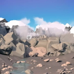 Screenshot #2 - Low Poly Style Mountains Environment