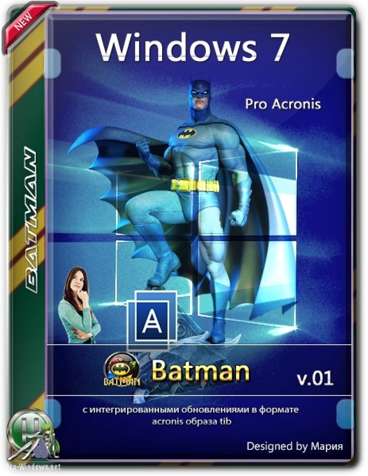 Screenshot #1 - Windows 7 Pro Acronis by batman v.01