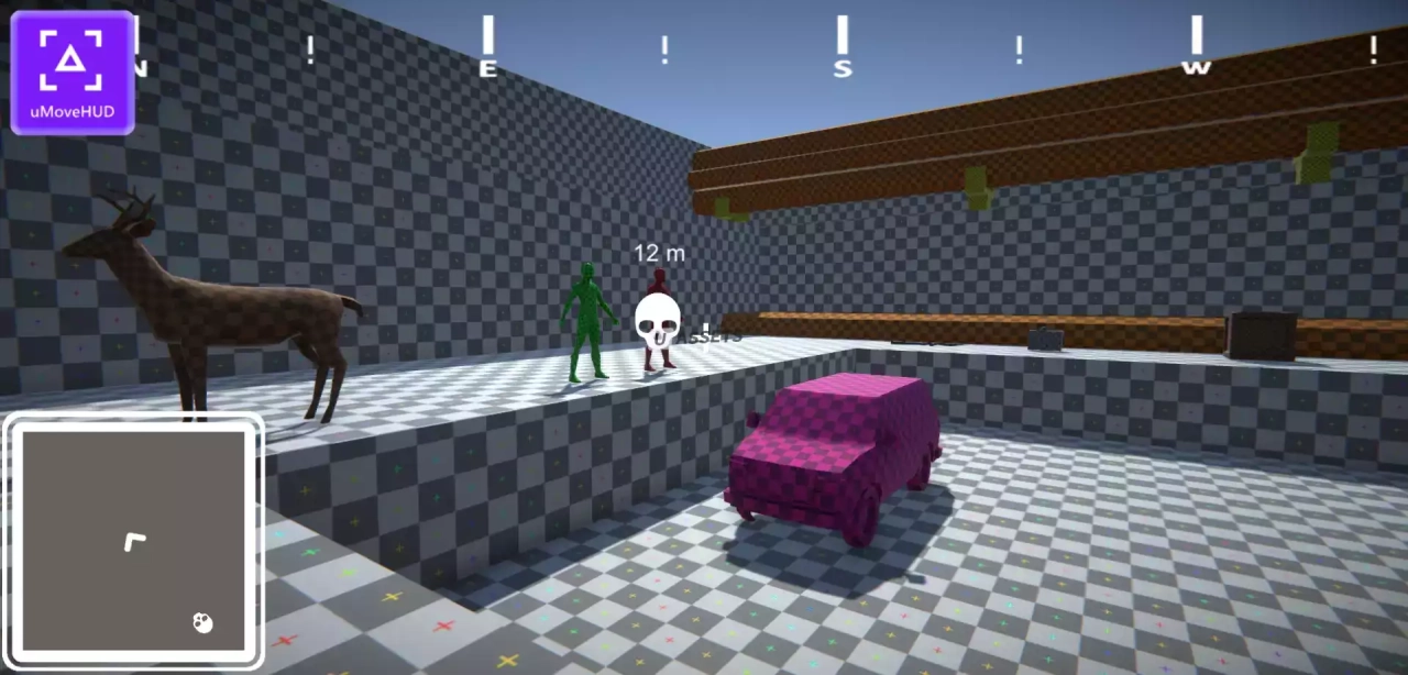 Screenshot #2 - uMoveHUD Heads Up Display Interface System