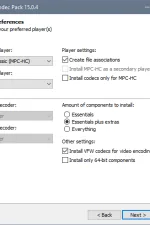 Screenshot #1 - Кодеки K-Lite Codec Pack v18.7.0 для windows 10 64 bit на русском
