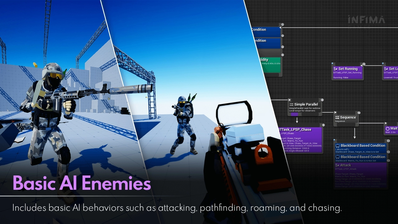 Screenshot #4 - UE5 Low Poly Shooter Pack v6.0 in Blueprints
