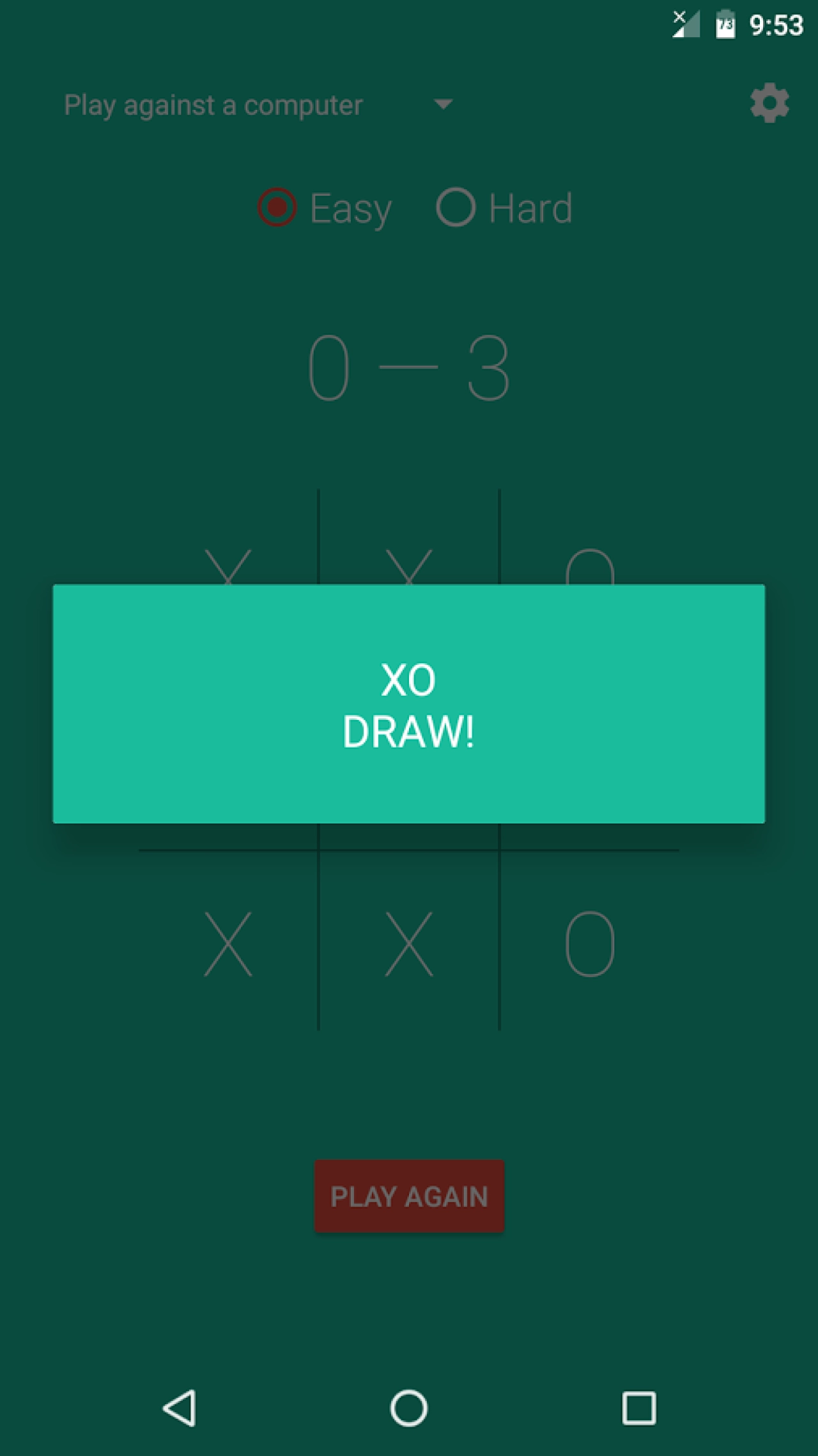 Screenshot #6 - MATERIAL TIC TAC TOE 1.2.3