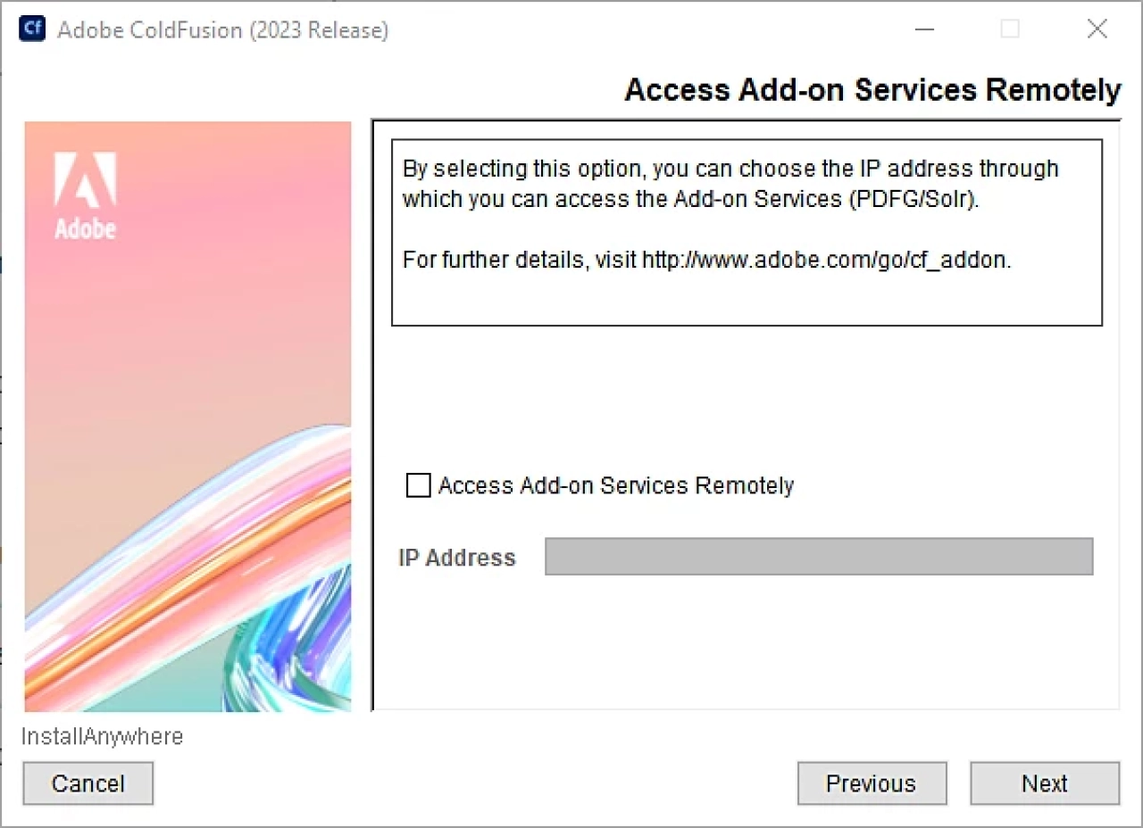 Screenshot #1 - Adobe ColdFusion (2023 Release) Enterprise Update 11 + (активация)