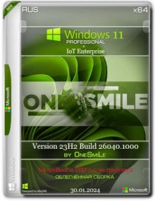 Windows 11 23H2 x64 Русская by OneSmiLe [26040.1000]