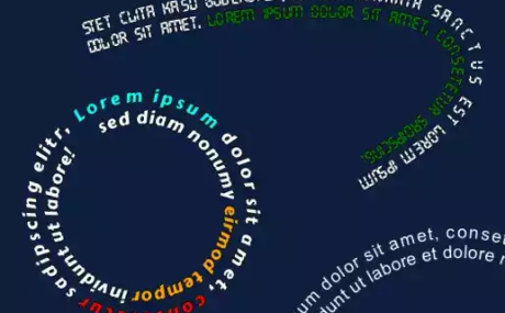 Curvy Text