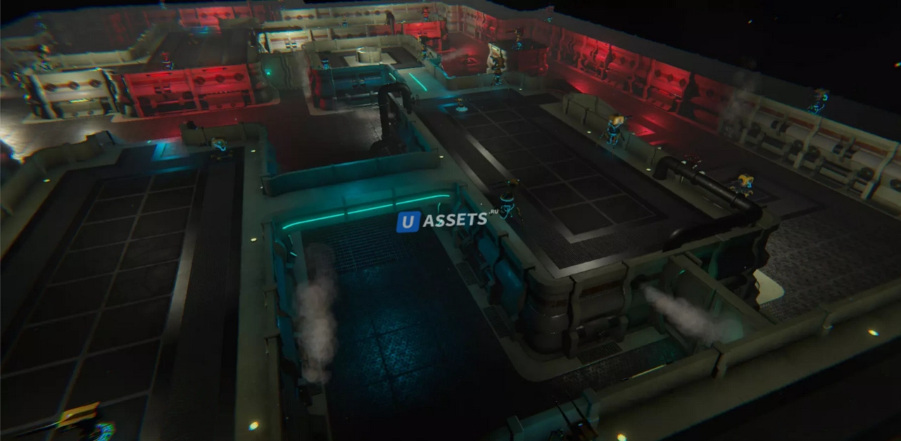 Screenshot #4 - Top-Down Scifi modular Environment