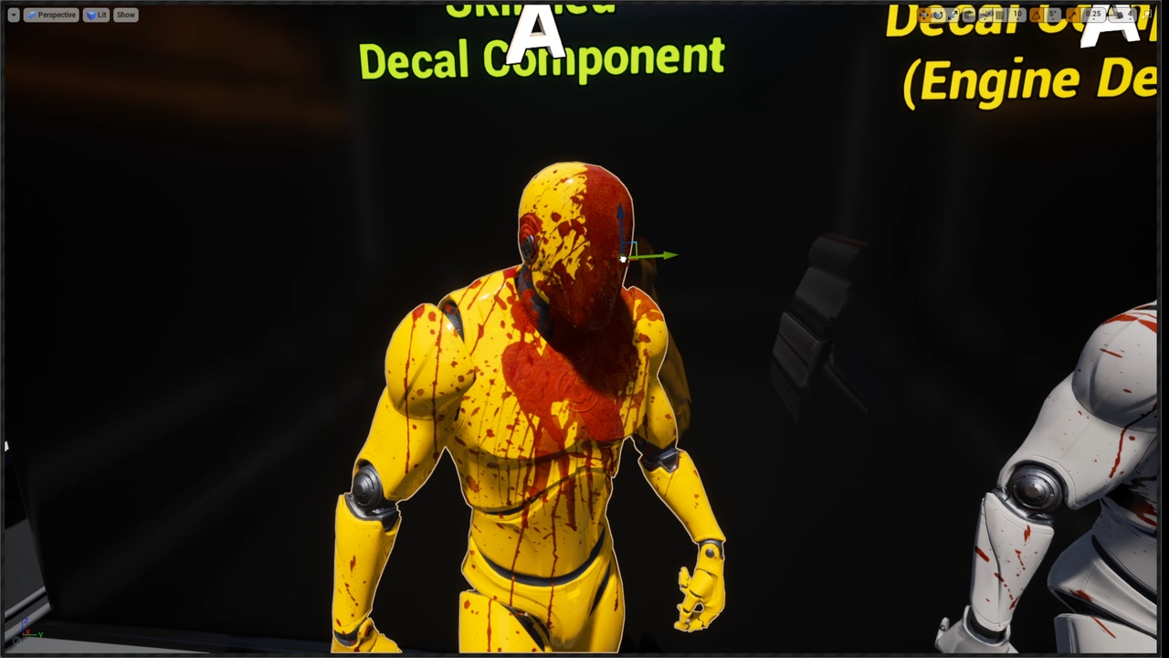 Screenshot #7 - Skinned Decal Component UE5.7   v3.0