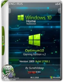 Windows 10 Home x64 RS5 Optimum10 Gaming v.2