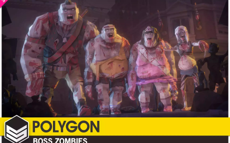 POLYGON Boss Zombies - Low Poly 3D Art by Synty
