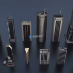 Screenshot #1 - KitBash3D - Mini Kit Skylines