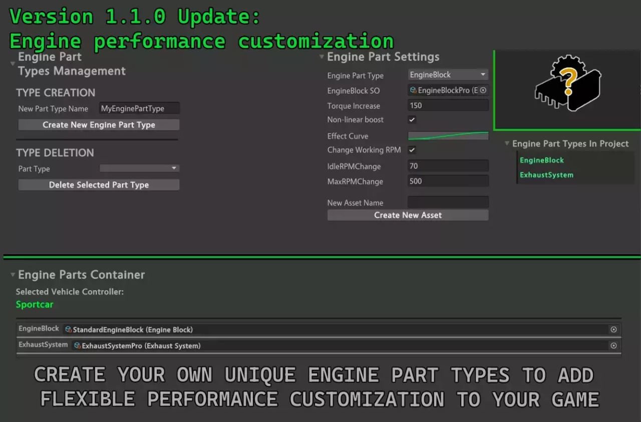 Screenshot #4 - Custom Vehicle Controller