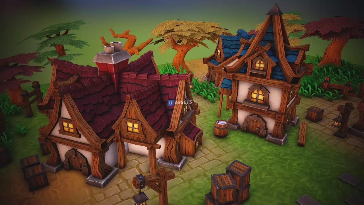 Screenshot #3 - Fantasy Modular House Pack