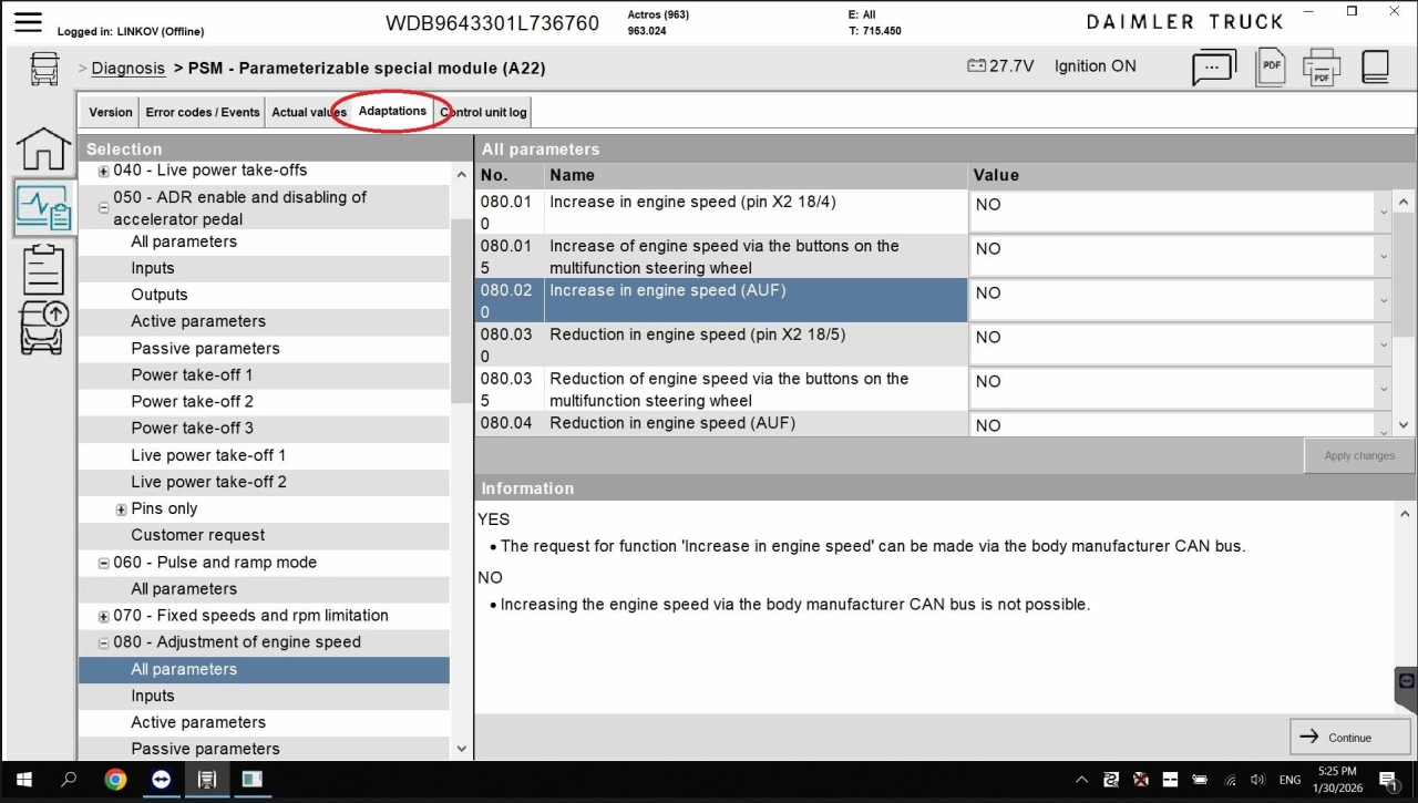 Screenshot #2 - Daimler Truck 01.2026 C4 VCI (Xentry Trucks) (Acronis)