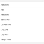 Screenshot #2 - SIMPLE WORKOUT LOG 3.9.83