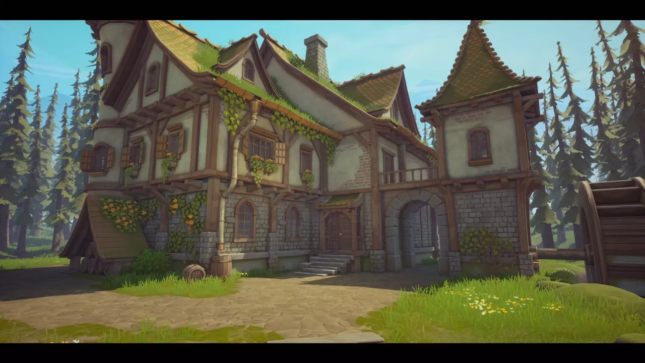 Screenshot #1 - Stylized Medieval House