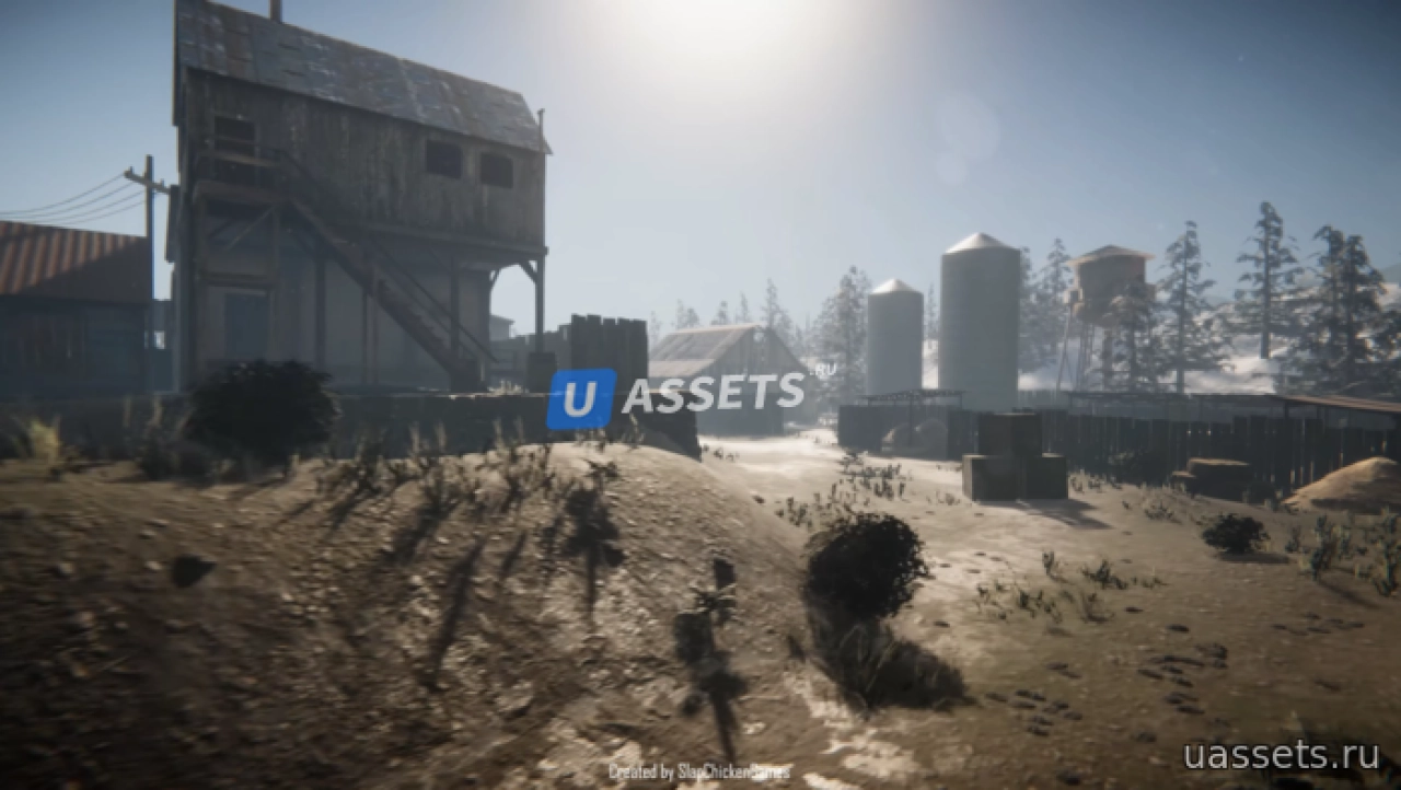 Screenshot #3 - HDRP Mountain Town FPS Map