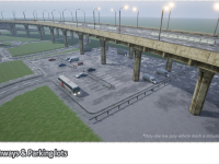 Screenshot #4 - Procedural Road And Highway Tool With Simple Vehicle Traffic UE5