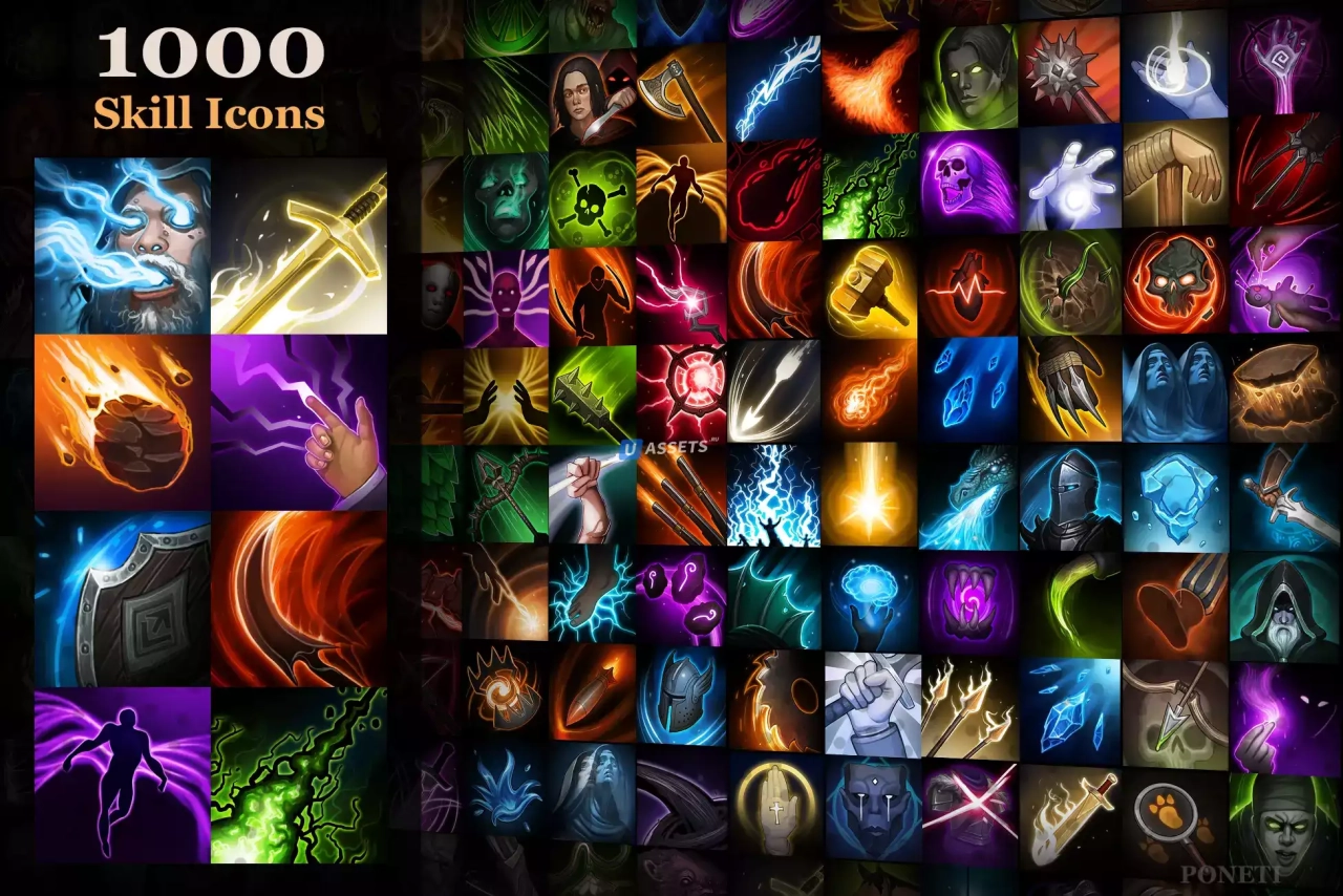 Screenshot #1 - 4000 Fantasy Icons