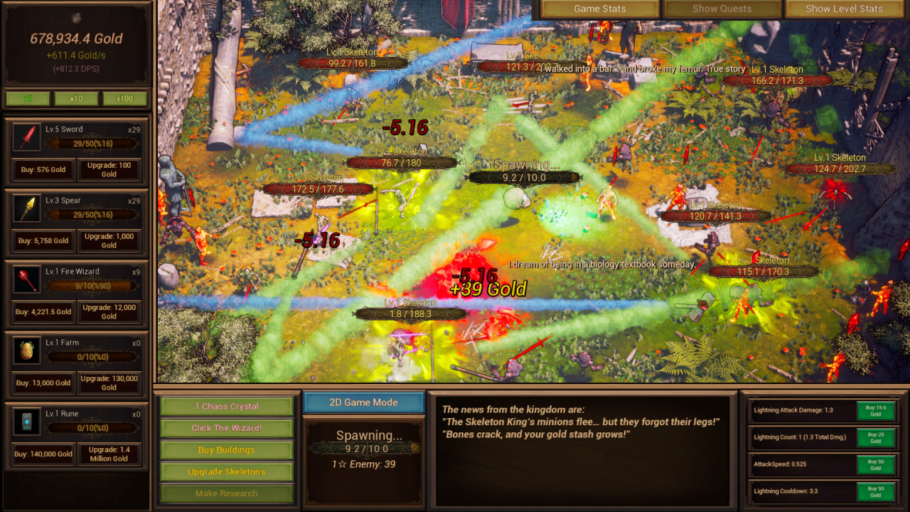 Screenshot #3 - Kill The Skeletons