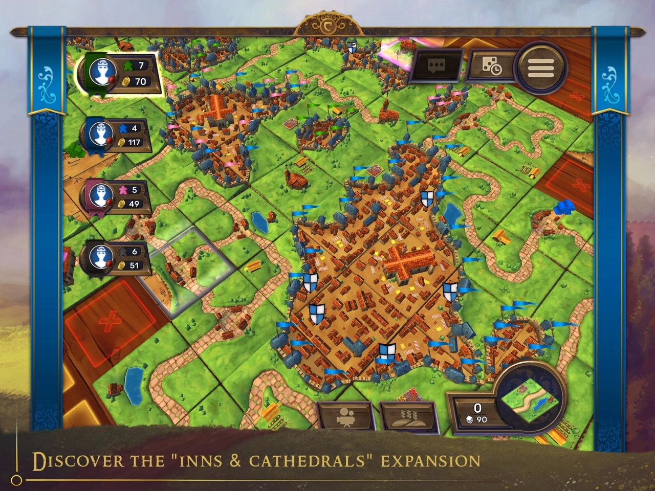 Screenshot #5 - CARCASSONNE - TILES & TACTICS 1.8