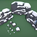 Screenshot #2 - Rocks Pack - Low Poly Nature