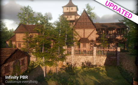 Medieval Fantasy Town Village Environment for RPG FPS