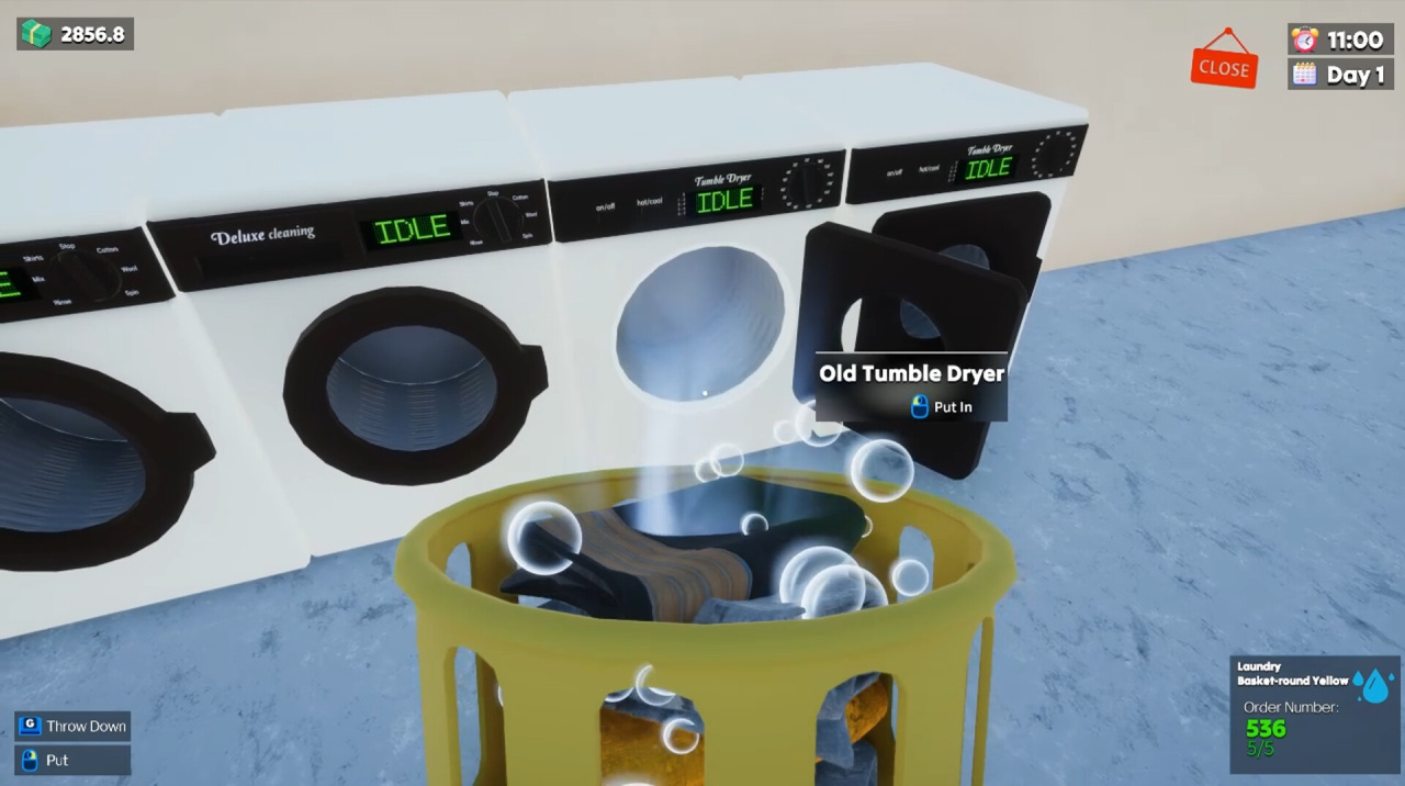 Screenshot #3 - Laundry and Supermarket Simulator