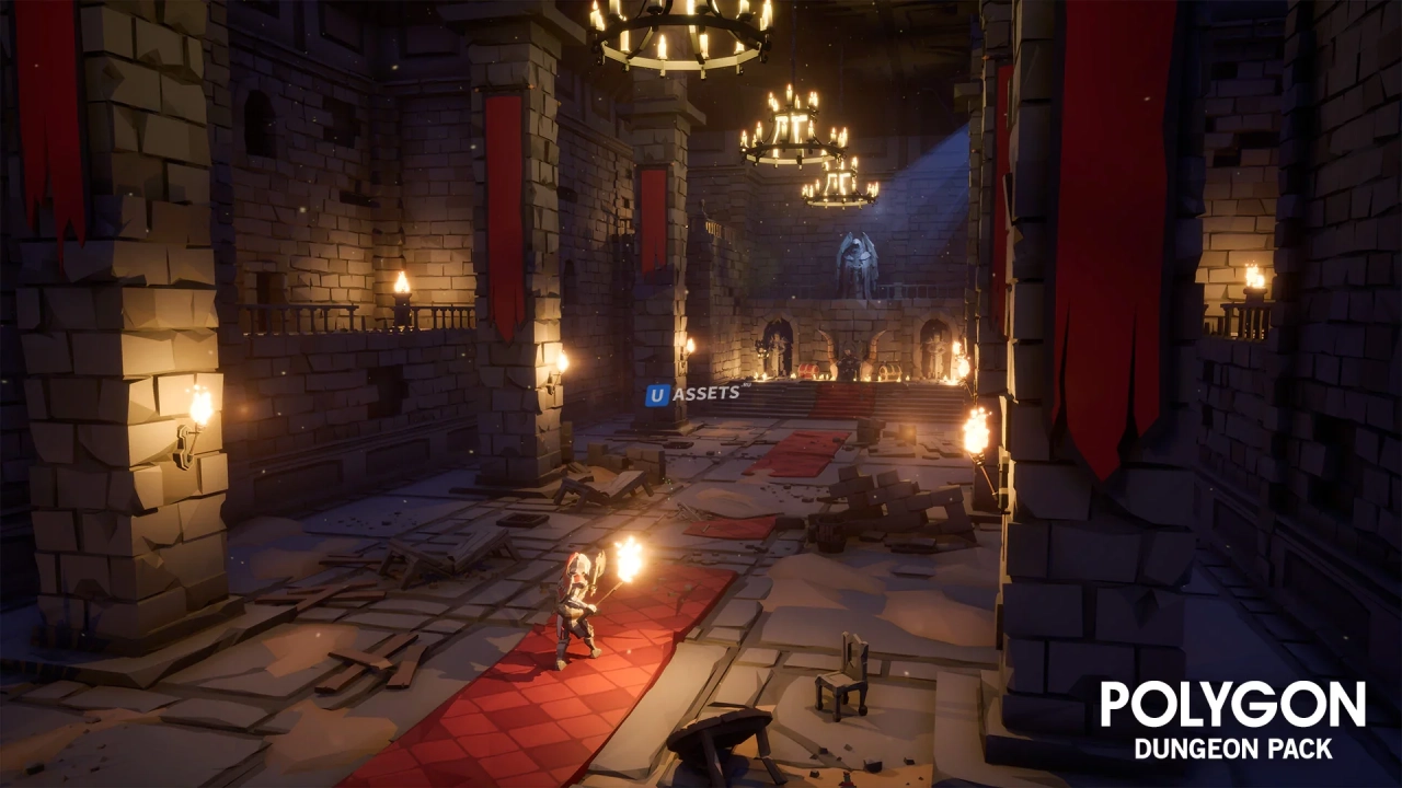 Screenshot #1 - POLYGON - Dungeon Pack