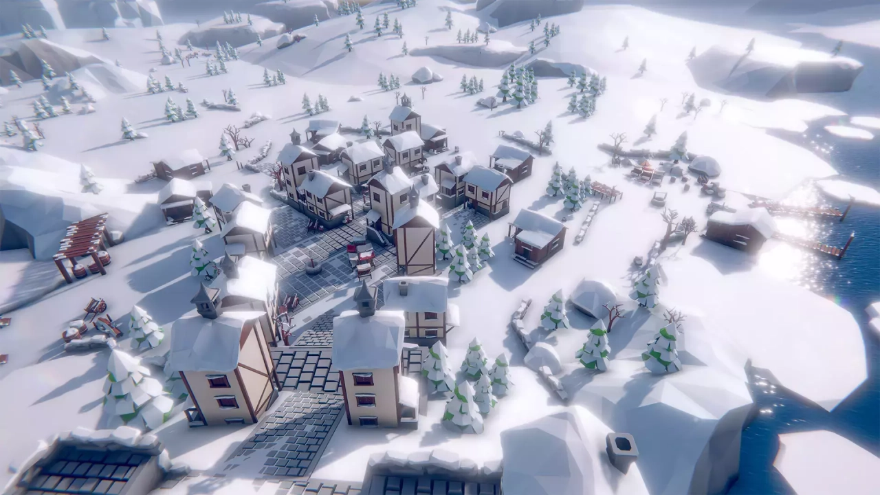 Screenshot #2 - Lowpoly Style Winter Environment
