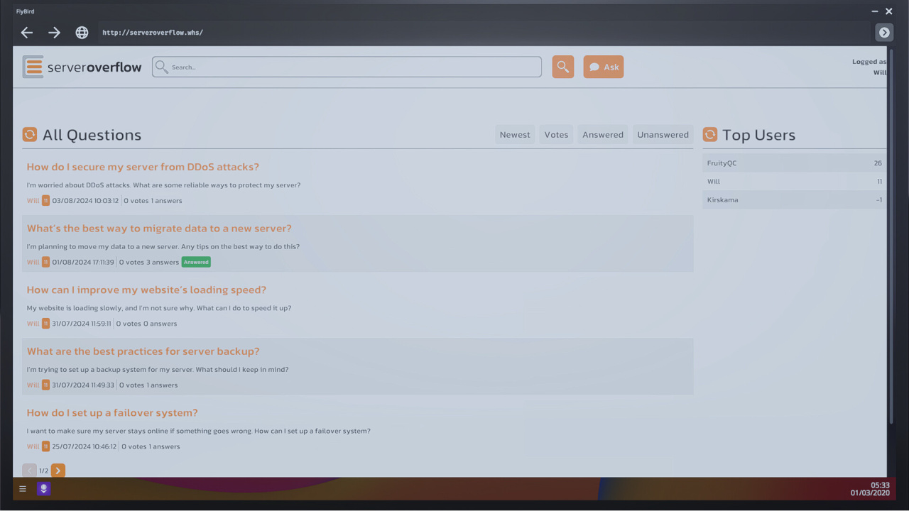Screenshot #4 - Web Host Simulator